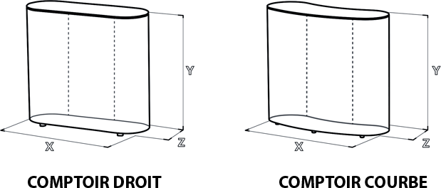 mobilier gonflable - bureau - croquis